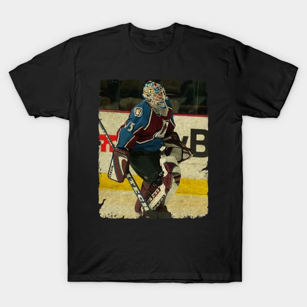 Tommy Salo, 2003 in Colorado Avalanche (5 GP) T-Shirt by Momogi Project